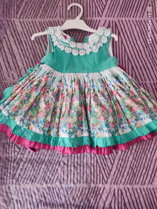 Vestido Sánchez de la vega talla 3 años 