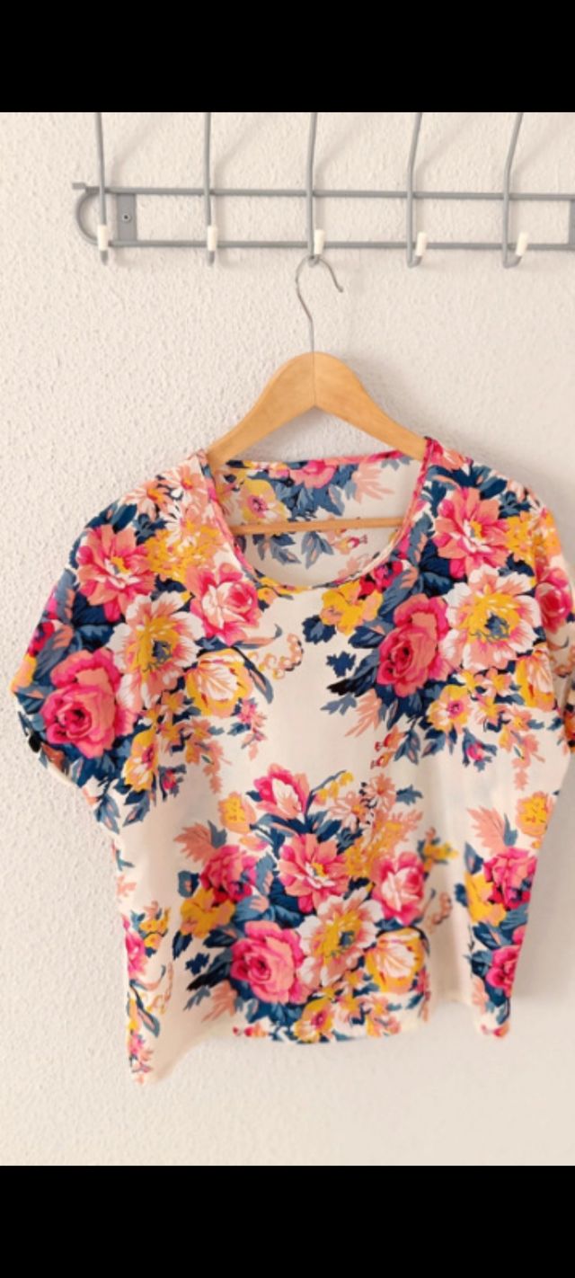 Blusa Estampado Flores H&M