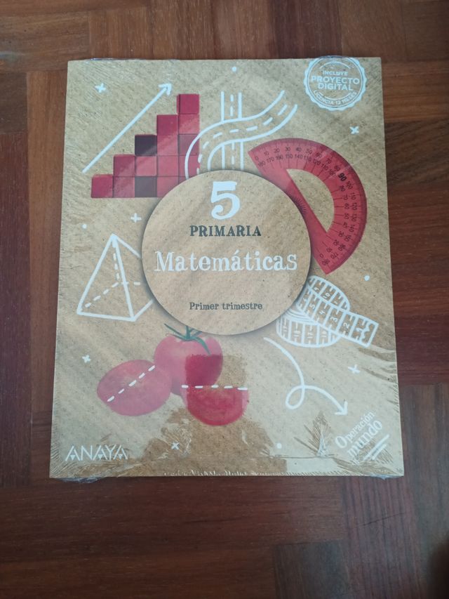 Libro Matemáticas 5 primaria Anaya