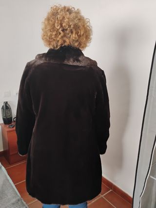 Abrigo piel