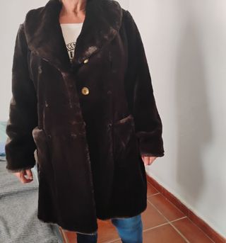 Abrigo piel