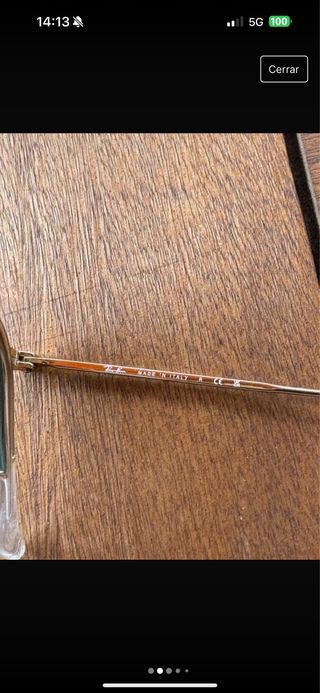 Gafas rayban round metal