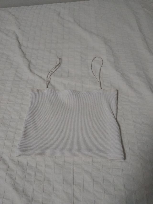 Top blanco tirantes