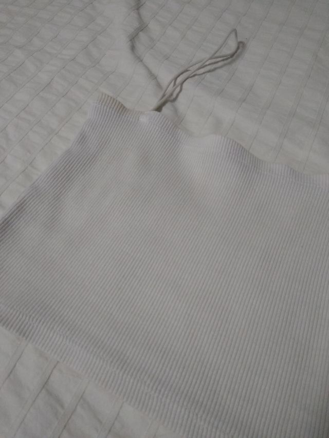 Top blanco tirantes