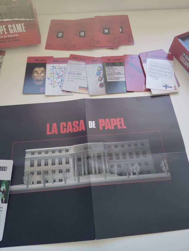 Juego de mesa de la Casa de Papel