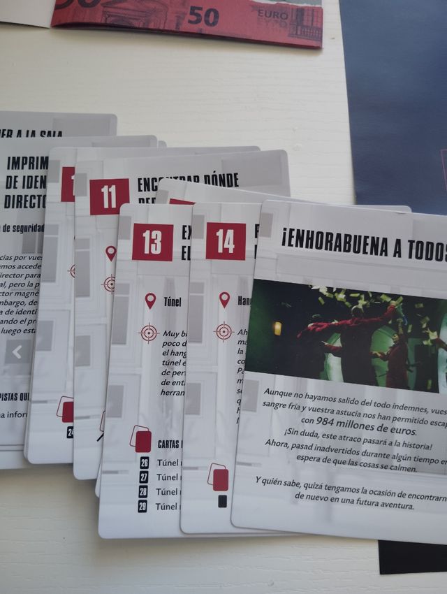 Juego de mesa de la Casa de Papel