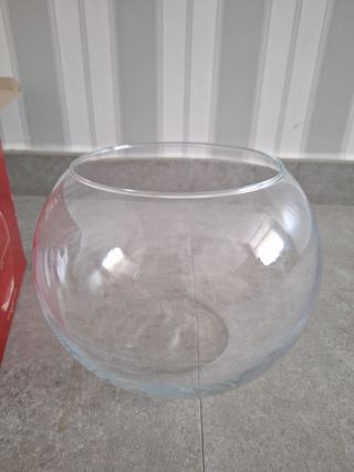 Vendo pecera de cristal con la caja