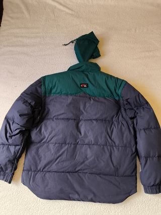 PLUMAS CON MANGAS DESMONTABLES TALLA XL AZUL/VERDE