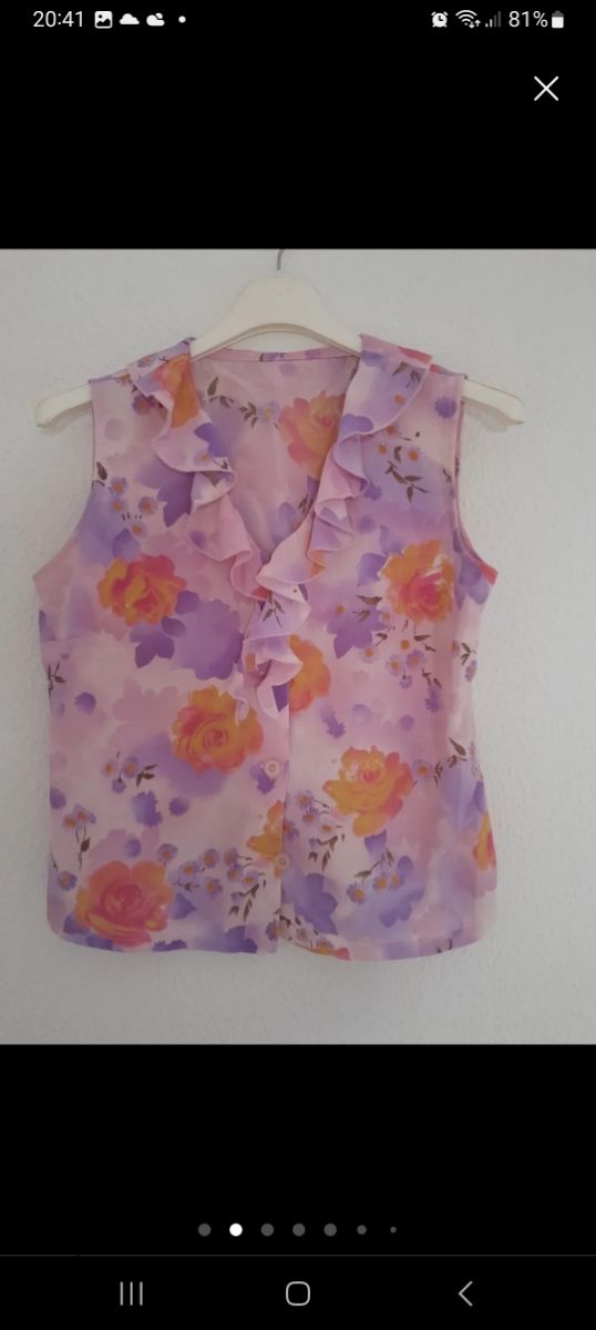 Vestido señora, dos piezas.