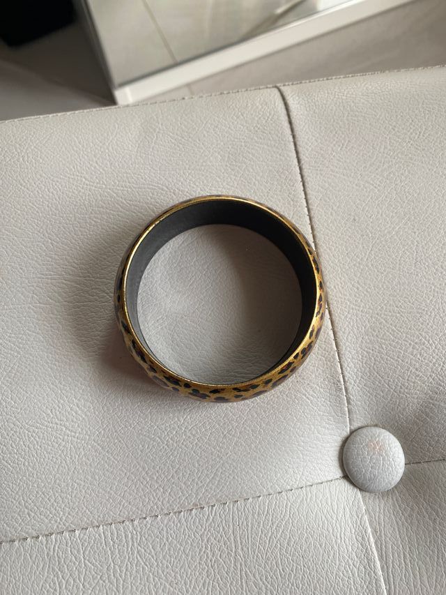 Braccialetto bigiotteria donna 7 cm leopardato