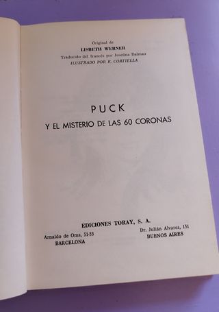 PUCK Y EL MISTERIO DE LAS 60 CORONAS