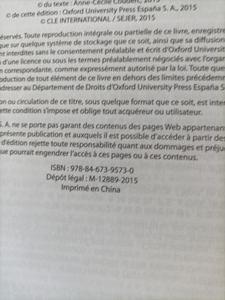 libro texto Francés 3eso