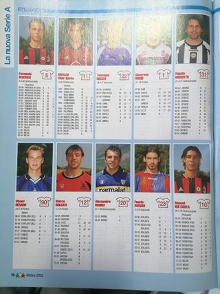 Calcio 2000 - rivista calcio 2003