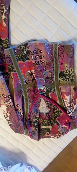 Traje estampado