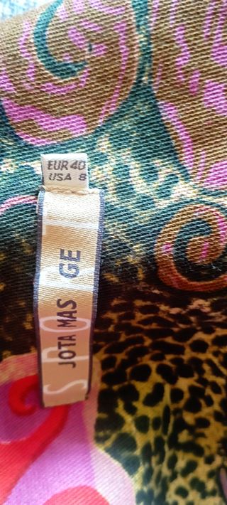 Traje estampado