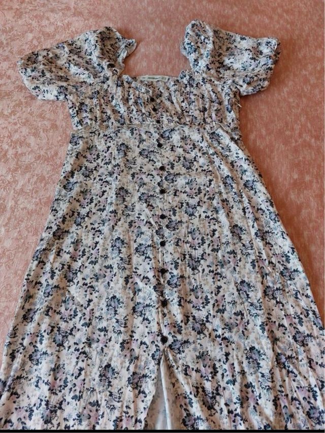 Vestido largo estampado