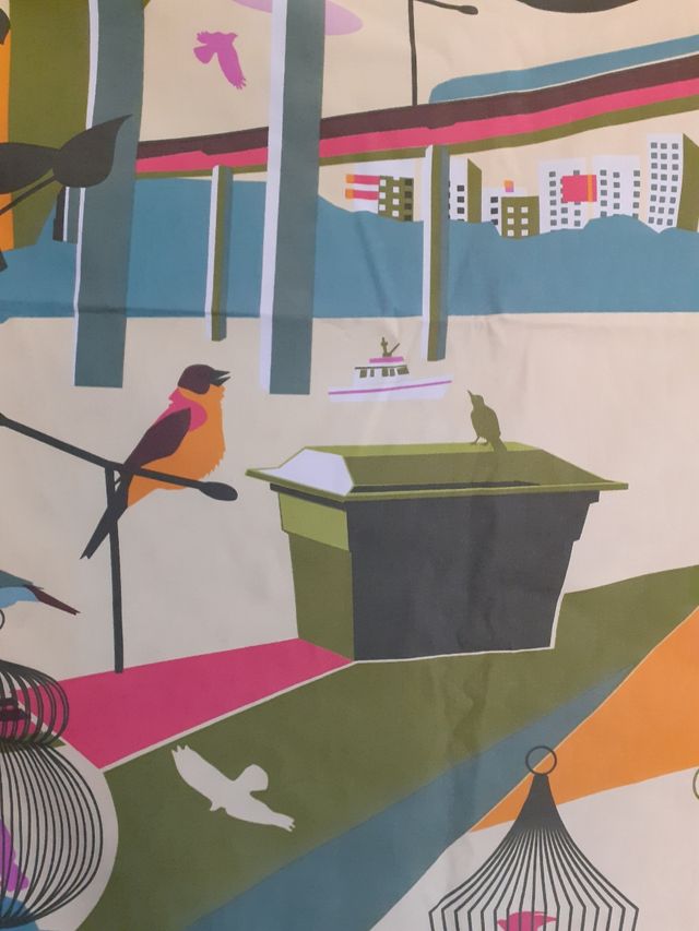 Retal tela Lotta Kühlom 142x226 de IKEA 2008