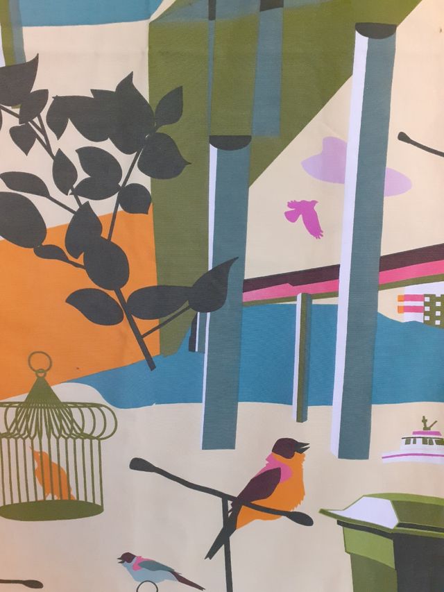 Retal tela Lotta Kühlom 142x226 de IKEA 2008