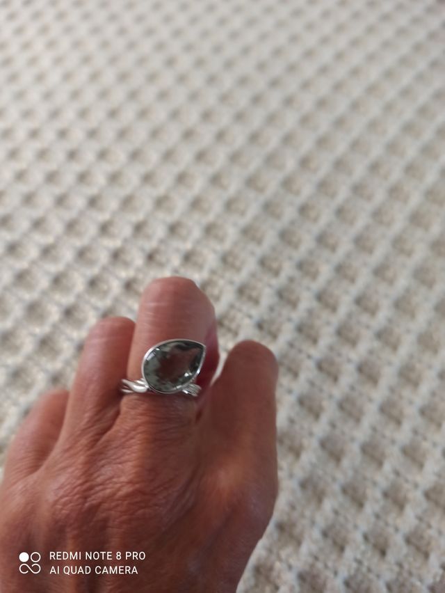 Anillos Swarovski Verde .Talla 52