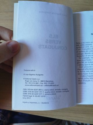 Els verbs conjugats - Xuriguera