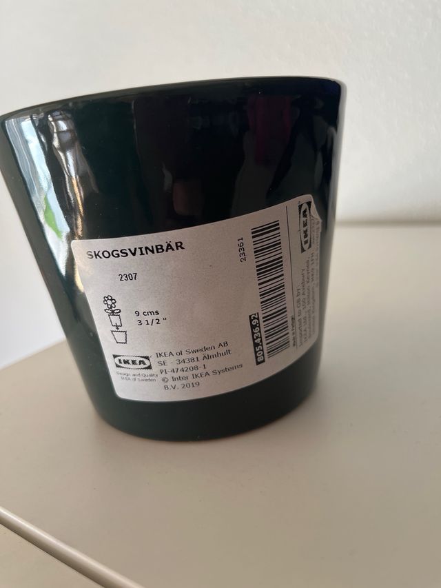 Novo plantador Ikea 9 cm