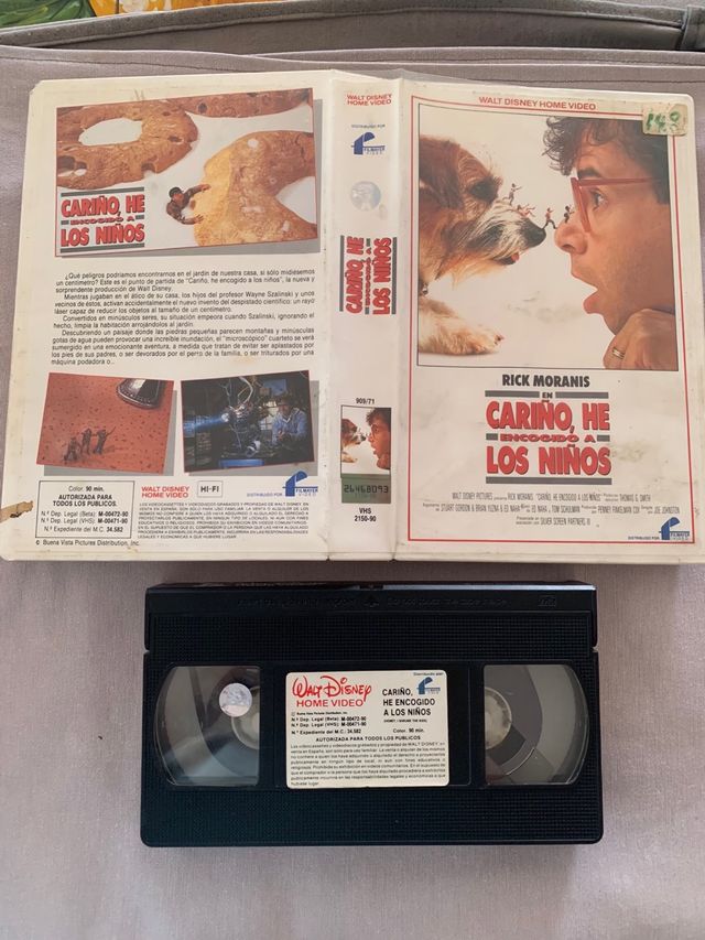 Película VHS Cariño he encogido a los niños
