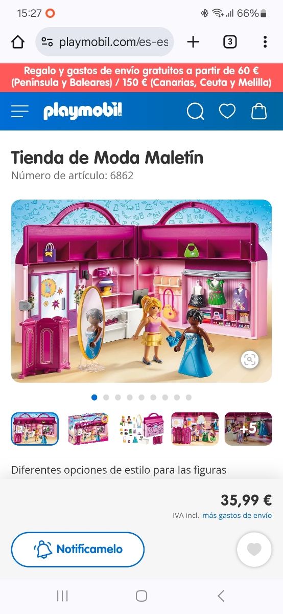 Tienda de moda Playmobil