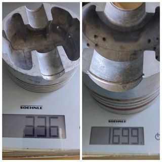 CENICEROS BRUTALISTAS VINTAGE INDUSTRIAL PISTÓN