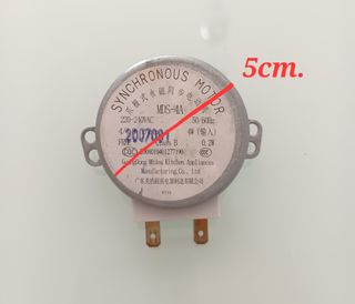 Motor sincrónico para microondas.