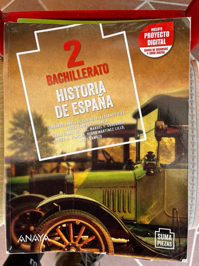 Libro de Historia de España de anaya