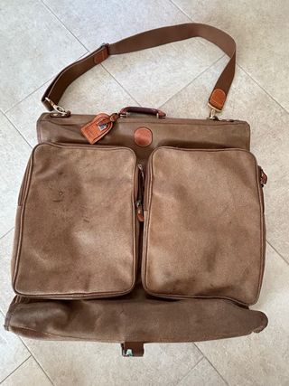 Bolso de viaje auténtico Brics de cuero 