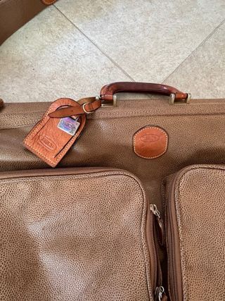 Bolso de viaje auténtico Brics de cuero 