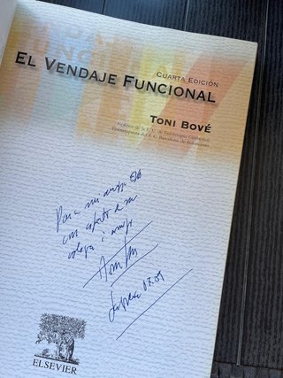Libro Vendaje Funcional Toni Bové