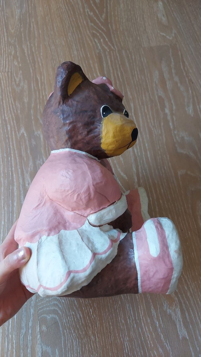 Orso in cartapesta