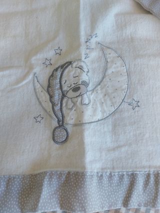 Juego sábanas franela minicuna