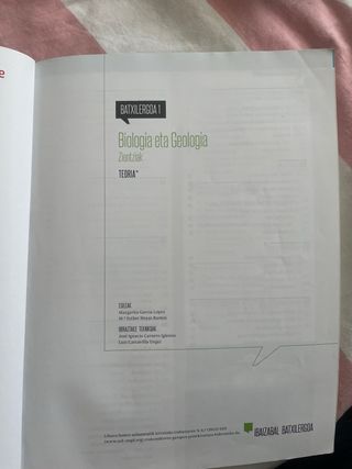Libro Biologia y Geologia