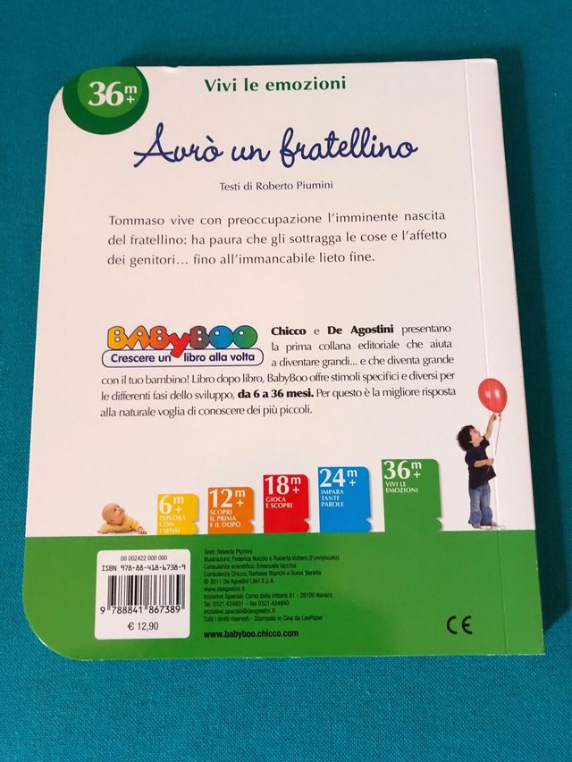 De Agostini - Chicco - libro per bambini 36m+