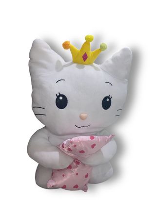 Peluche Grande Angel Cat Sugar con cojín