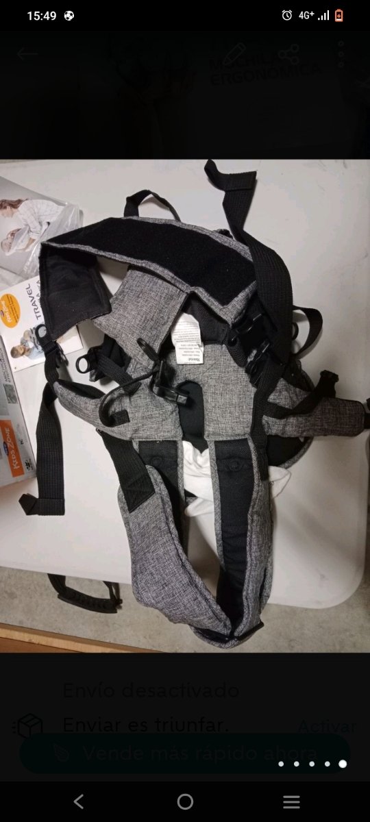 Mochila porteo bebe, Jane.