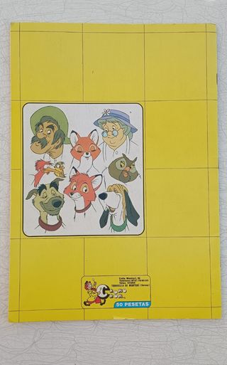 Album Tod y Toby. Sólo 4 cromos