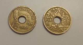 Moneda 25 pesetas España 
