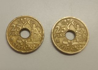 Moneda 25 pesetas España 