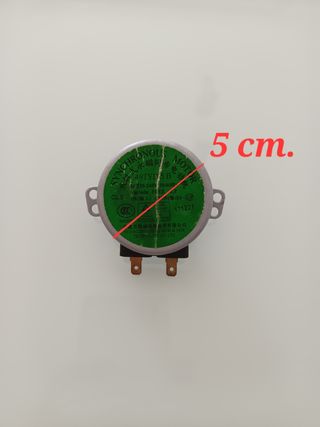 Motor sincrónico para microondas.