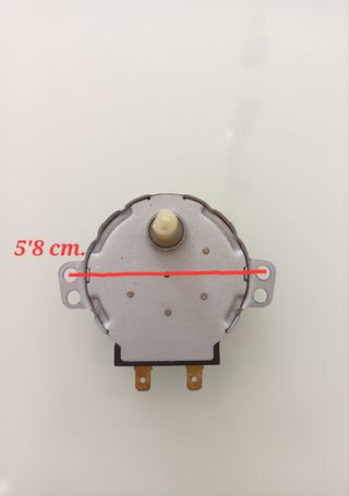 Motor sincrónico para microondas.