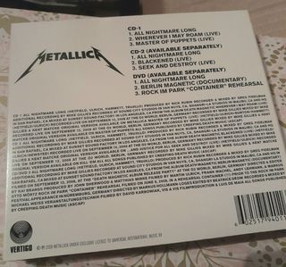 Disc 1 All Nightmare Long Metallica