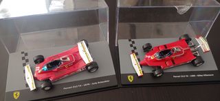 Modellini Ferrari Scheckter Villeneuve