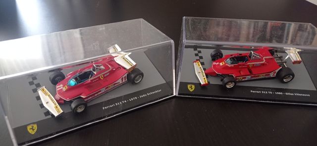 Modellini Ferrari Scheckter Villeneuve