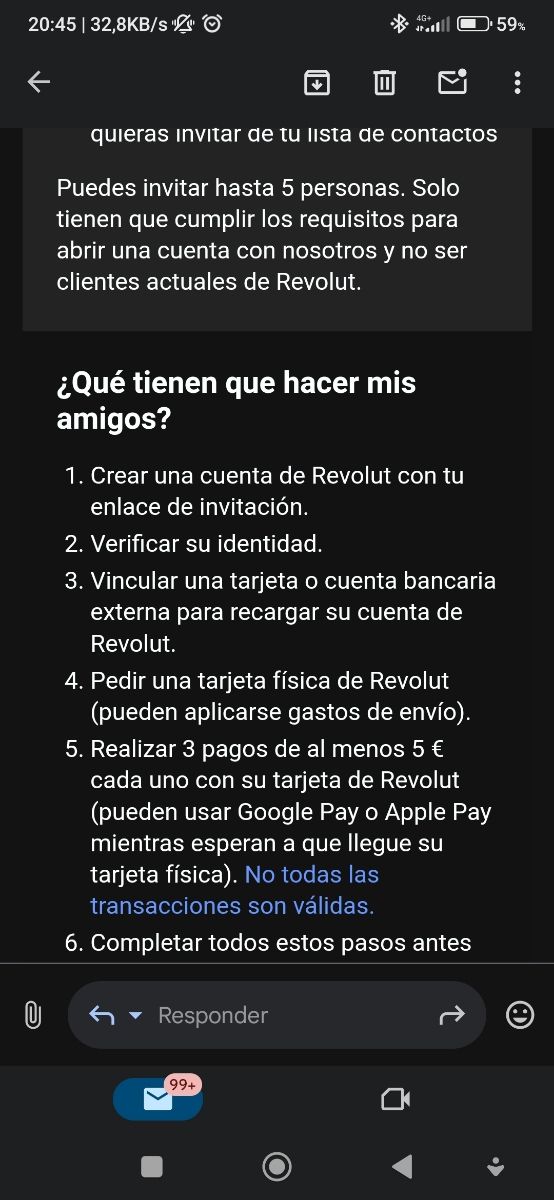 REVOLUT  COMPARTO  €  INVITACION