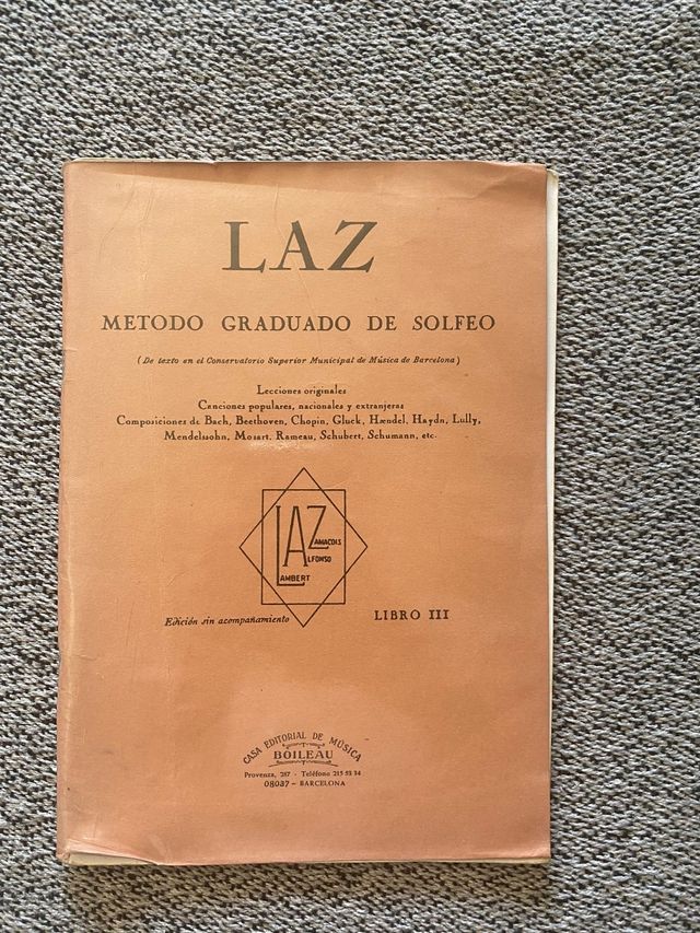 Libro Laz solfeo