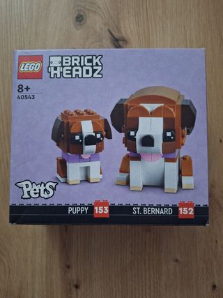 Lego perros san bernardos